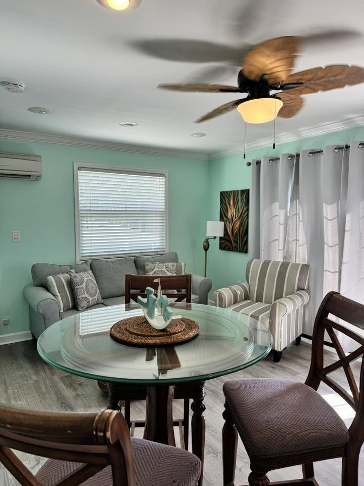 Living room · turn-down ready